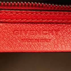 Pre Owned Givenchy Red Leather Mini Antigona Satchel
