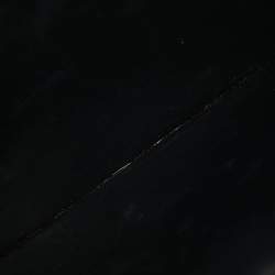 Pre Owned Givenchy Black Leather Logo Print Zipped Pouch