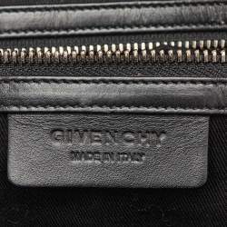 Pre Owned Givenchy Green Leather Medium Nightingale Satchel