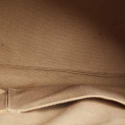 Pre Owned Givenchy Antigona Small Beige Patent Leather Satchel