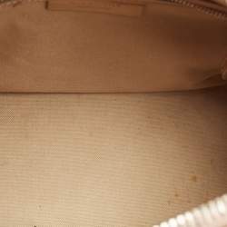 Pre Owned Givenchy Antigona Small Beige Patent Leather Satchel