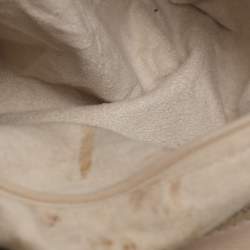 Pre Owned Givenchy Beige Monogram Leather Hobo