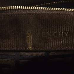 Pre Owned Givenchy Brown/Black Monogram Corduroy and Fabric Reversible Tote