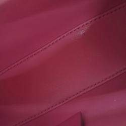 Pre Owned حقيبة هوبو ميني جفنشي جلد وردي بجزء مقطوع بشعار القمر