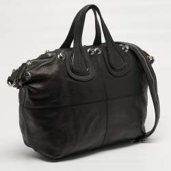 مملوكة مسبقًا Givenchy Nightingale Embellished Medium Black Leather Bag