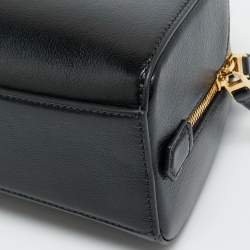 مملوكة مسبقًا حقيبة يد علوية جيفنشي أنتيغونا مكعب نانو جلد أسود