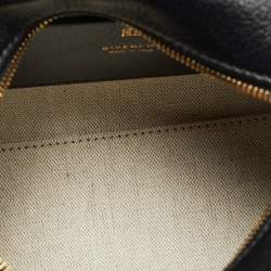 مملوكة مسبقًا حقيبة يد علوية جيفنشي أنتيغونا مكعب نانو جلد أسود