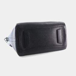 Pre Owned حقيبة جيفنشي أنتيغونا صغيرة جلد أسود