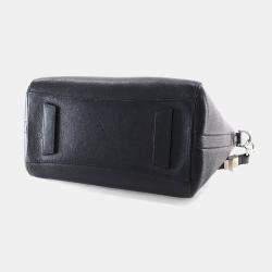Pre Owned حقيبة جيفنشي أنتيغونا صغيرة جلد أسود