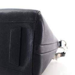 Pre Owned حقيبة جيفنشي أنتيغونا صغيرة جلد أسود