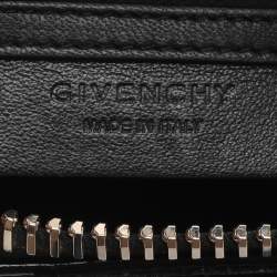 Pre Owned Givenchy Antigona Mini Black Croc Embossed Leather Satchel