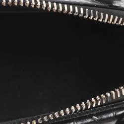 Pre Owned Givenchy Antigona Mini Black Croc Embossed Leather Satchel