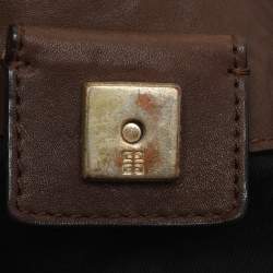 Pre Owned Givenchy Brown Leather Hobo