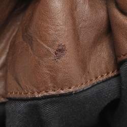 Pre Owned Givenchy Brown Leather Hobo