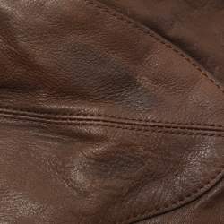 Pre Owned Givenchy Brown Leather Hobo