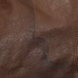 Pre Owned Givenchy Brown Leather Hobo