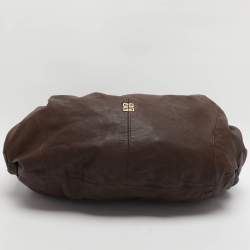 Pre Owned Givenchy Brown Leather Hobo