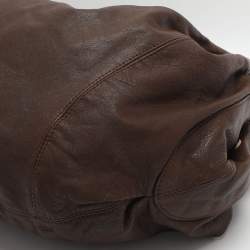 Pre Owned Givenchy Brown Leather Hobo