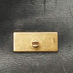 مملوكة مسبقًا Givenchy GV3 Medium Black/Dark Beige Leather and Suede Shoulder Bag