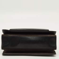 مملوكة مسبقًا Givenchy GV3 Medium Black/Dark Beige Leather and Suede Shoulder Bag