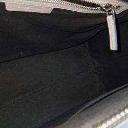 مملوكة مسبقًا حقيبة جيفنشي يد علوية انتيغونا جلد رمادية متوسطة