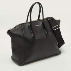 Pre Owned حقيبة يد جيفنشي أنتيجونا سبورت صغيرة جلد سوداء