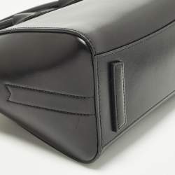 Pre Owned حقيبة كتف جيفنشي أنتجونا جلد سوداء صغيرة