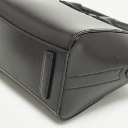 Pre Owned حقيبة كتف جيفنشي أنتجونا جلد سوداء صغيرة