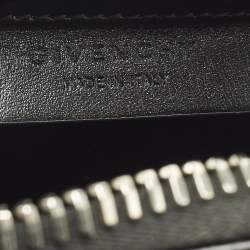 Pre Owned حقيبة كتف جيفنشي أنتجونا جلد سوداء صغيرة