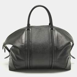 Pre Owned Givenchy Lucrezia Black Leather Duffel Bag