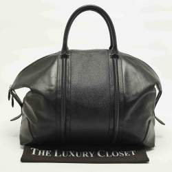 Pre Owned Givenchy Lucrezia Black Leather Duffel Bag