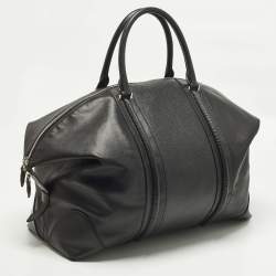 Pre Owned Givenchy Lucrezia Black Leather Duffel Bag