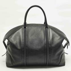 Pre Owned Givenchy Lucrezia Black Leather Duffel Bag