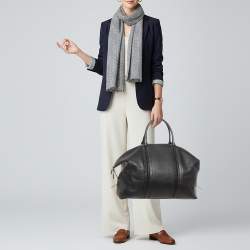 Pre Owned Givenchy Lucrezia Black Leather Duffel Bag