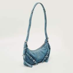 مملوكة مسبقًا حقيبة هوبو ديمين أزرق فاتح ميني جيفنشي
