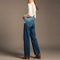 مملوكة مسبقًا حقيبة هوبو ديمين أزرق فاتح ميني جيفنشي