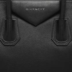 Pre Owned Givenchy Antigona Medium Black Leather Satchel