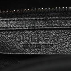 Pre Owned Givenchy Antigona Medium Black Leather Satchel