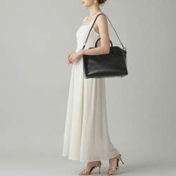 Pre Owned Givenchy Antigona Medium Black Leather Satchel