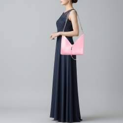 Pre Owned حقيبة جيفنشي جلد وردية بسلسلة وقصات