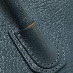 Pre Owned Givenchy Antigona Mini Blue Leather Satchel