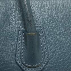 Pre Owned Givenchy Antigona Mini Blue Leather Satchel