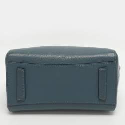 Pre Owned Givenchy Antigona Mini Blue Leather Satchel