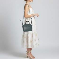 Pre Owned Givenchy Antigona Mini Blue Leather Satchel