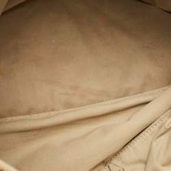 Pre Owned Givenchy Nightingale Medium Brown Textured Leather Bag