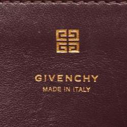 Pre Owned Givenchy Antigona Mini Dark Burgundy Leather Satchel