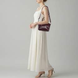 Pre Owned Givenchy Antigona Mini Dark Burgundy Leather Satchel