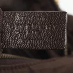 مملوكة مسبقًا حقيبة جيفنشي كانفاس بني مونوجرامي وجلد