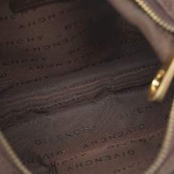 مملوكة مسبقًا حقيبة جيفنشي كانفاس بني مونوجرامي وجلد