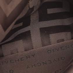 مملوكة مسبقًا حقيبة جيفنشي كانفاس بني مونوجرامي وجلد